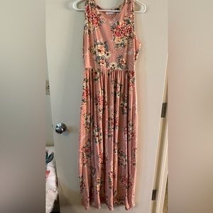 Cute floral maxi dress